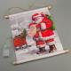 Svítící obrázek Santa Claus, led, na baterie, 30x40 cm