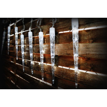 Vánoční osvětlení na dům - rampouchy, venkovní / vnitřní, blikající - vodopád, 3,6 m