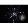 Vánoční LED meteorický déšť studeně bílý, venkovní / vnitřní - IP44, 60 cm