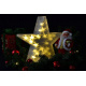 Vánoční dekorativní hvězda na parapet, na baterie, 3D efekt, 35 cm