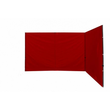 Boční stěny / plachty pro zahradní altány 3x3 m, 2 kusy, červené