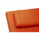 Exkulzivní voděodolné polstrování na lehátko, snímatelný potah, oranžové