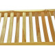 Venkovní dřevěná odpočinková lavička pro 3 osoby, teak, 180 cm