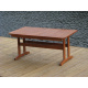 Venkovní stůl z masivního dřeva, roztahovací, lakovaná borovice, 160 / 210 cm