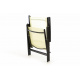 4x elegantní zahradní židle, hliníkový rám / umělá textilie, krémová