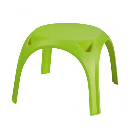 Malý dětský plastový stolek na zahradu, terasu, balkon, světle zelený