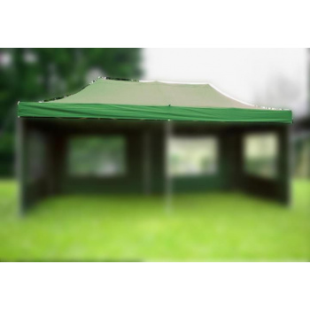 Náhradní střecha pro altány 3x6 m, pro nůžkový typ, voděodolná, zelená