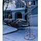Velký vánoční osvětlený kužel před dům / do haly, 150 LED diod, 230 V, 240 cm