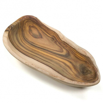 Kuchyňská dekorativní miska dřevěná- masivní dřevo palisandr, cca 35x18 cm