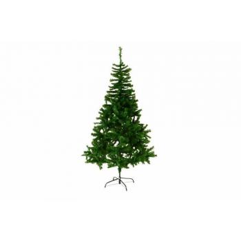 Velký umělý vánoční strom s ohebnými větvemi, kovový stojan, 1,8 m