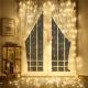 Teple bílý světelný závěs - vánoční osvětlení venkovní i vnitřní, svícení / blikání, 3x3 m