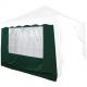 Boční plachta s velkým oknem k zahradním altánům 3x3 m, tmavě zelená
