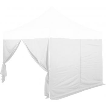 Boční plachta / stěna se zipem pro párty stany, voděodolná, 3x2 m, bílá