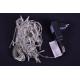LED světelný déšť venkovní / vnitřní - voděodolný, průhledný kabel, 2,7 m