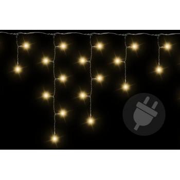 Vánoční světelný déšť teple bílý, venkovní / vnitřní, 230 V, 144 LED,  5 m