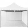 Moskytiéra pro zahradní altán 3x3 m, bílá, se zipy