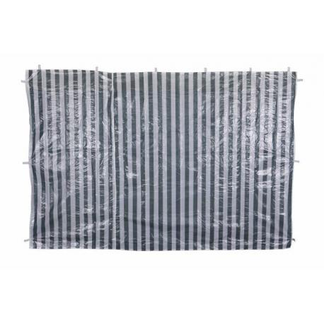 2x boční plachta k altánům, bez okna, nepromokavá,  bílá / zelená