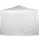 Boční vchodová plachta se zipem pro zahradní altány, bílá