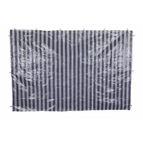 2x boční plachta k altánům, bez okna, nepromokavá,  bílá / modrá