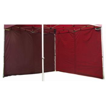 2 boční stěny bez oken pro zahradní altány 3x3 m, vínové