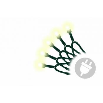 Vánoční řetěz s MAXI LED 8 mm na dům / na stromeček, 200 diod, 20 m