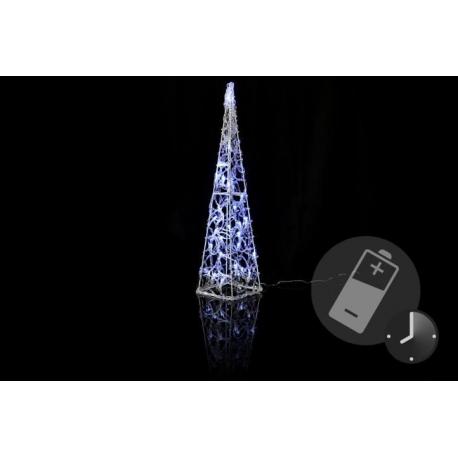 Dekorativní osvětlení do bytu - svítící kužel na baterie, časovač, 30 LED, 60 cm