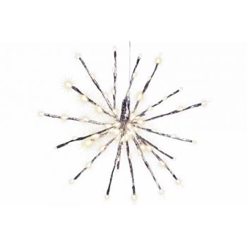 LED meteorický déšť venkovní / vnitřní, teple bílý, 230 V, 40 cm