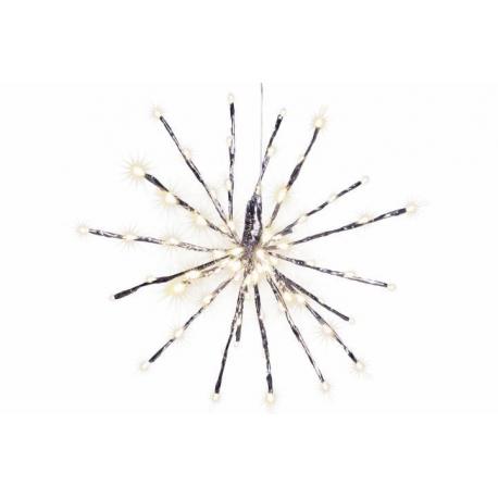 LED meteorický déšť venkovní / vnitřní, teple bílý, 230 V, 40 cm