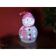 Svítící vánoční figurka - sněhulák na baterie venkovní / vnitřní, 32 cm