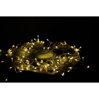 Vánoční řetěz z LED diod na stromek, venkovní / vnitřní, průhledný kabel, 18 m