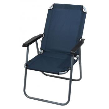 Skládací zahradní / kempinková židle, tmavě modrá