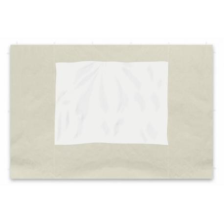 2x boční stěna s oknem pro altány profi, uchycení- suchý zip, champagne