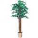 Velká umělá palma Areca, kmen z pravého dřeva, vysoká 180 cm
