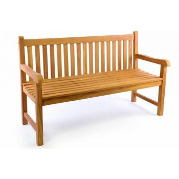 Venkovní odpočínková lavička z masivu- teakové dřevo, 150 cm