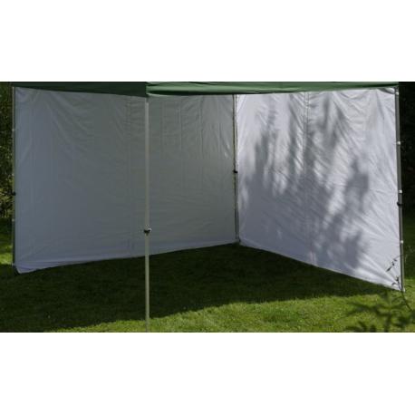 Boční plachty bez oken pro zahradní altány 3x3 m, bílé