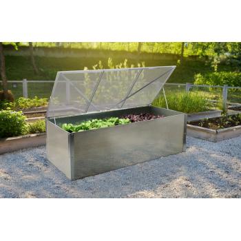Zahradní pařeniště- hliníkové boky / horní víko polyakrylát, 150x75x52 cm