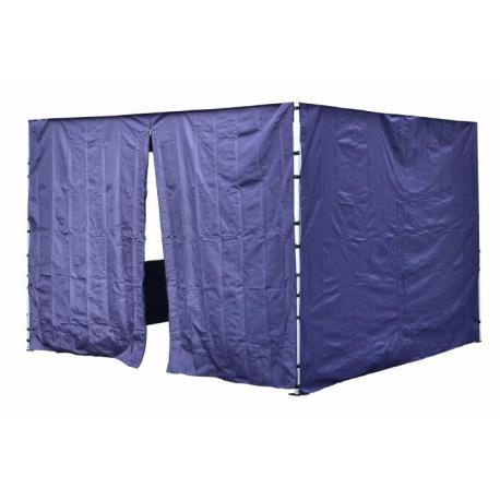 2x boční stěna pro Profi altány, 1x zip, 1x plná, modrá 