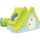 Dětský hrací domek se skluzavkou a prolézačkou, plastový, 240x174x104 cm