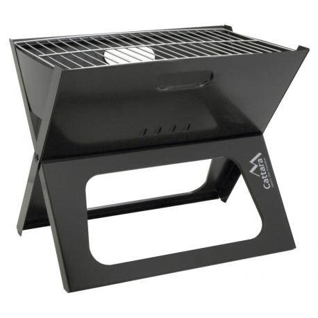 Skládací přenosný gril na dřevěné uhlí 43x28x37 cm