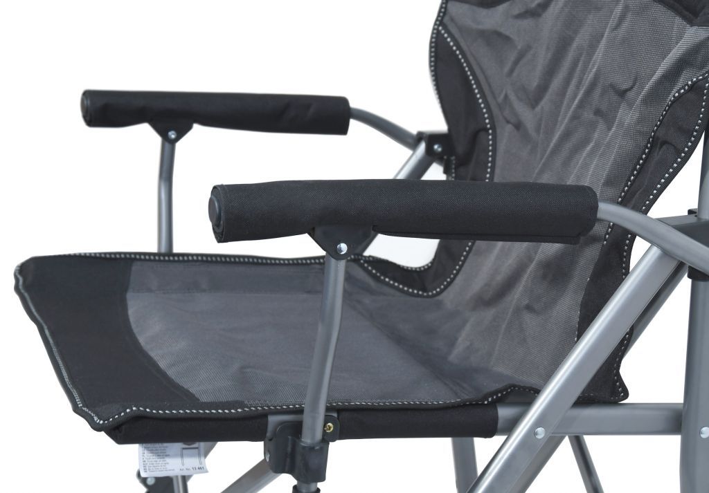 Skládací přenosná židle do kempu / na ryby, vysoká nosnost 135 kg