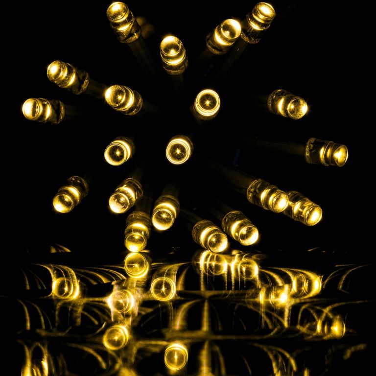 Vánoční LED osvětlení 40 m - teple bílá 400 LED + ovladač