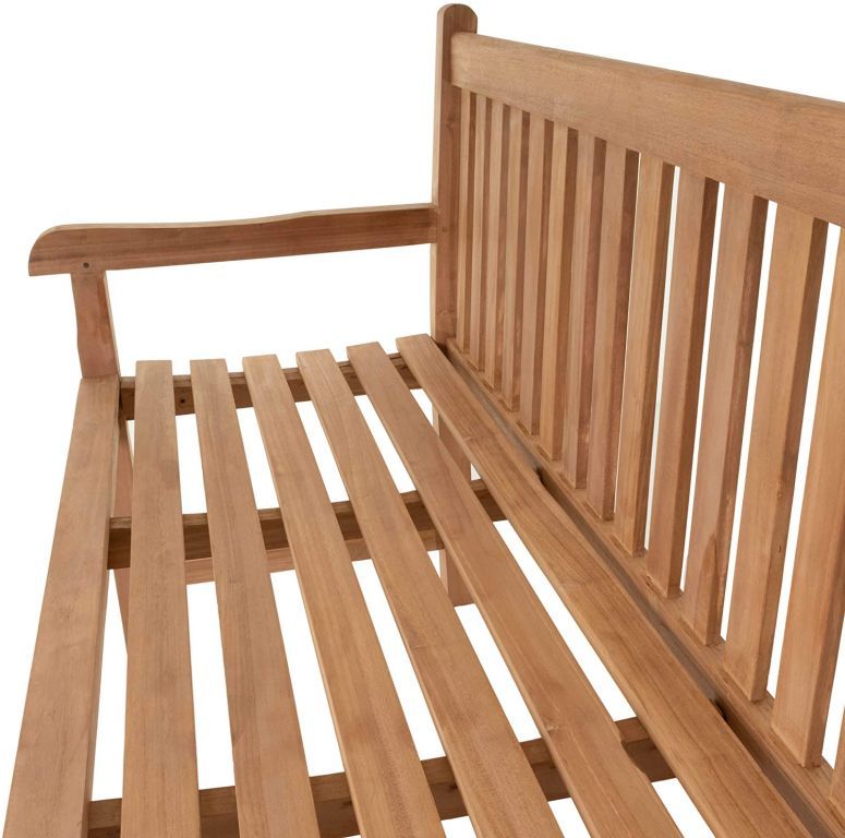 Venkovní odpočínková lavička z masivu- teakové dřevo, 150 cm