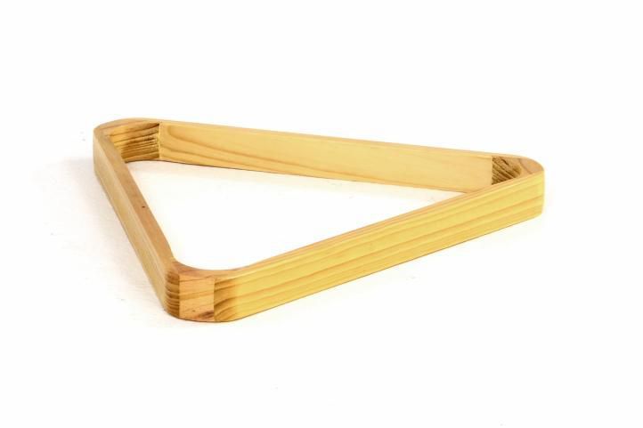 Dřevěný trojúhelník pro kulečníkové stoly, pro koule 57,2 mm